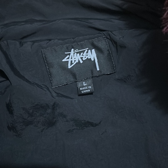 Stussy striped Sherpa vest - Picture 3 of 3